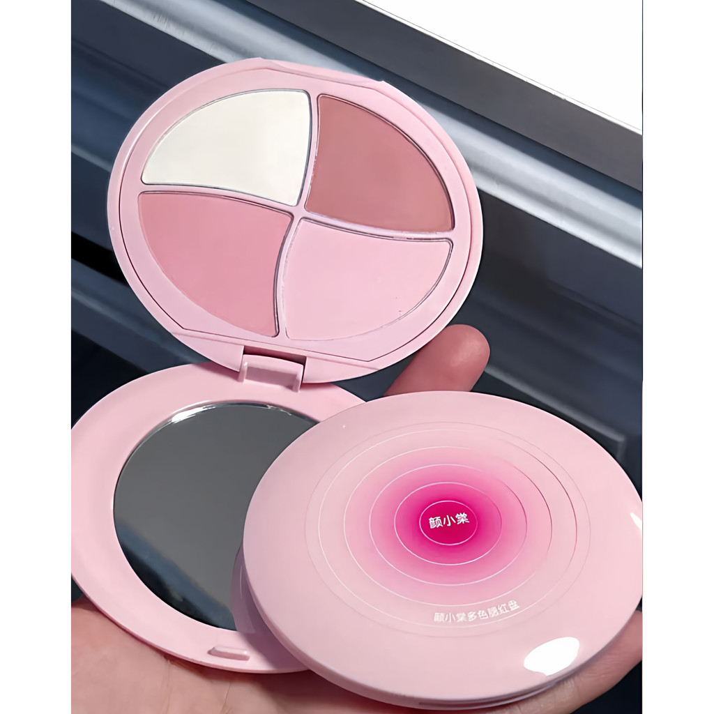 odbo บลัชออน บลัชออนเนื้อครีม บลัชออนไฮไลท์ ออลอินวันเพลท!!!!พาเลทบลัชออนหลากสี/เมคอัพพาเลท