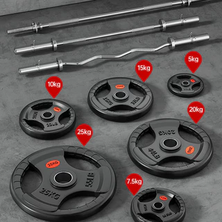 แผ่นน้ำหนักโอลิมปิค ดัมเบล แผ่นดัมเบล 2.5KG/5KG/7.5KG/10KG/15KG/20KG Olympic รู 2 นิ้ว Dumbbel Plate ป้องกันสนิมD