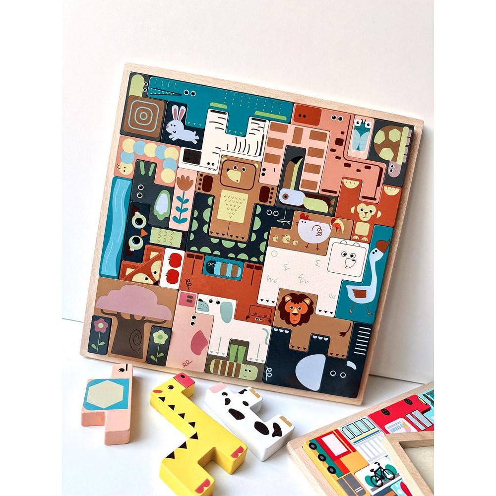 Animal Tetris Building Block ปริศนา 3 มิติ20260124