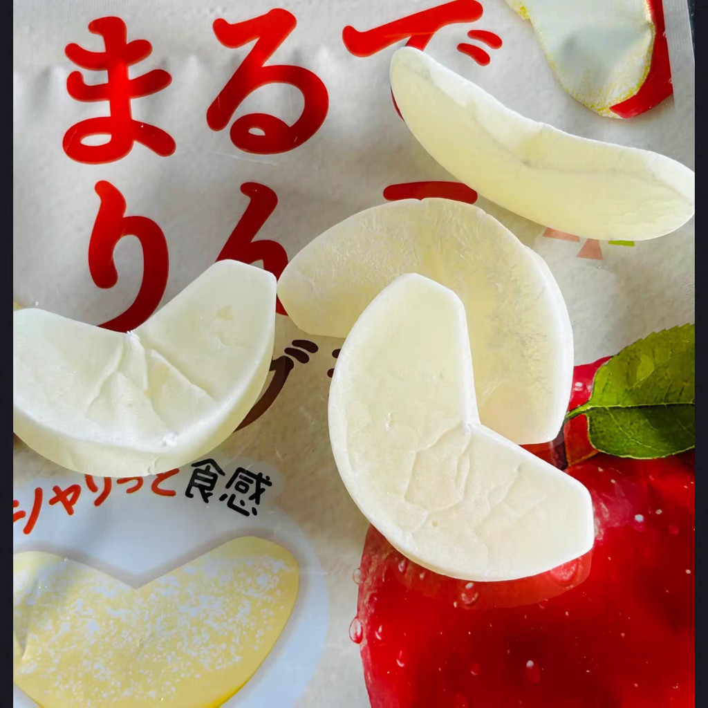 Fujiya Apple Slices Gummy ลูกอมขายดี Apple Amber Candy Style Apple Big Brushed20260124