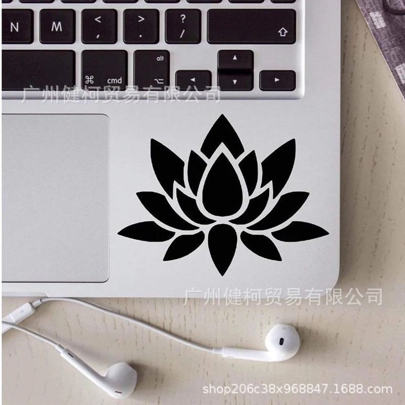 Lotus สติกเกอร์แล็ปท็อปตกแต่ง Decal Hualien รูปแบบกลีบรถกระจกหน้าต่างด้านหลังสติกเกอร์ RT5F