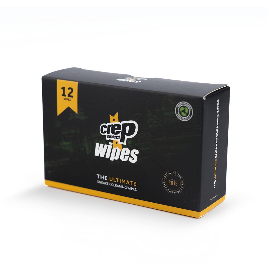 Crep Protect Wipes แผ่นเช็ดทำความสะดวกสะบายรองเท้า 12 แผ่น ขจัดคราบสะอาดทันที [Direct from Japan]