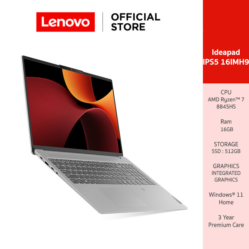 Lenovo Ideapad IPS5 16AHP9 IPS5-16AHP9 AMD R7 8845HS 16G512G W11 3Y - 83DD001ATA