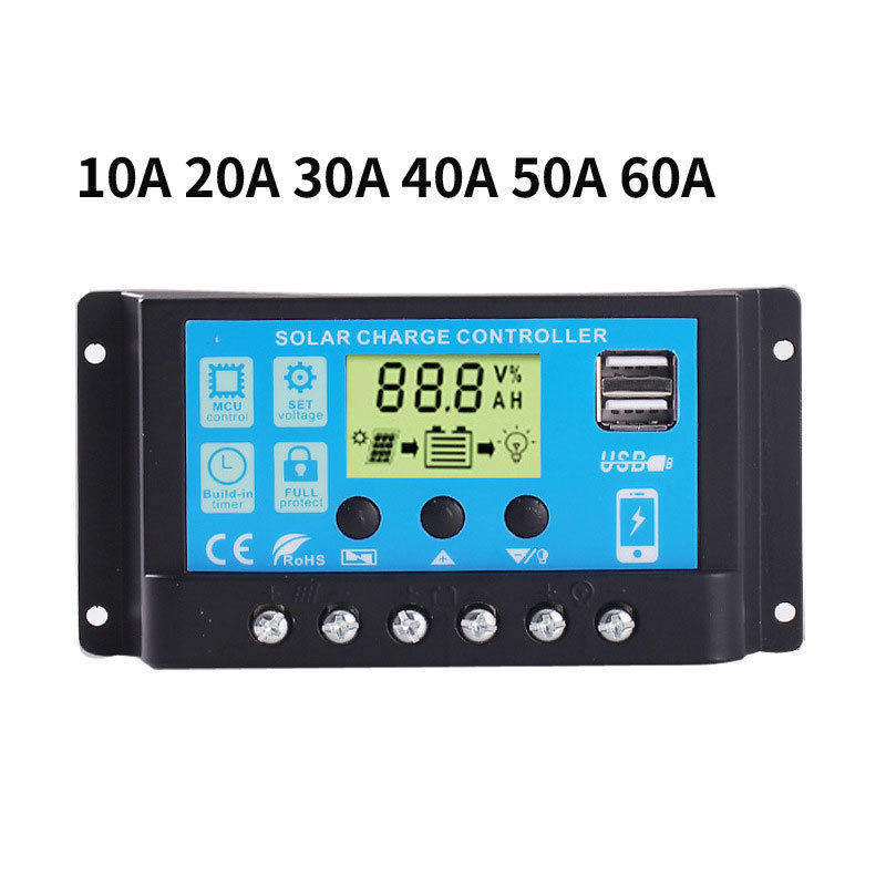 COD Solar charger 30A/60A/100A PWM อุปกรณ์ควบคุมแผงโซล่า โซล่าชาร์เจอร์ จอแสดงผล LCD ชาร์จเจอร์ โซล่าชาร์จคอนโทรลเลอร์ ราคา ถูกที่สุด ดีลบีเคเค แกลเลอรีภาพที่ 8