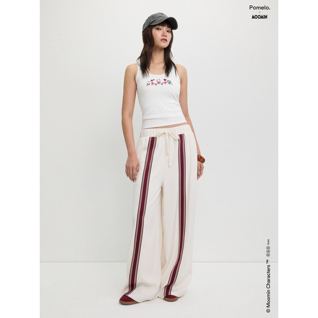 [Pomelo] Pomelo. x Moomin เสื้อแขนกุดปักลาย / Pomelo. x Moomin Embroidered Tank Top — صورة 2