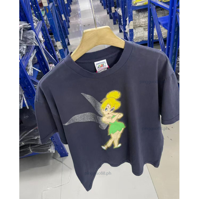 เสื้อยืดแขนสั้นผ้าฝ้ายแท้ สไตล์ใหม่ คอดีไซน์พิเศษสำหรับคนชอบความสบาย
