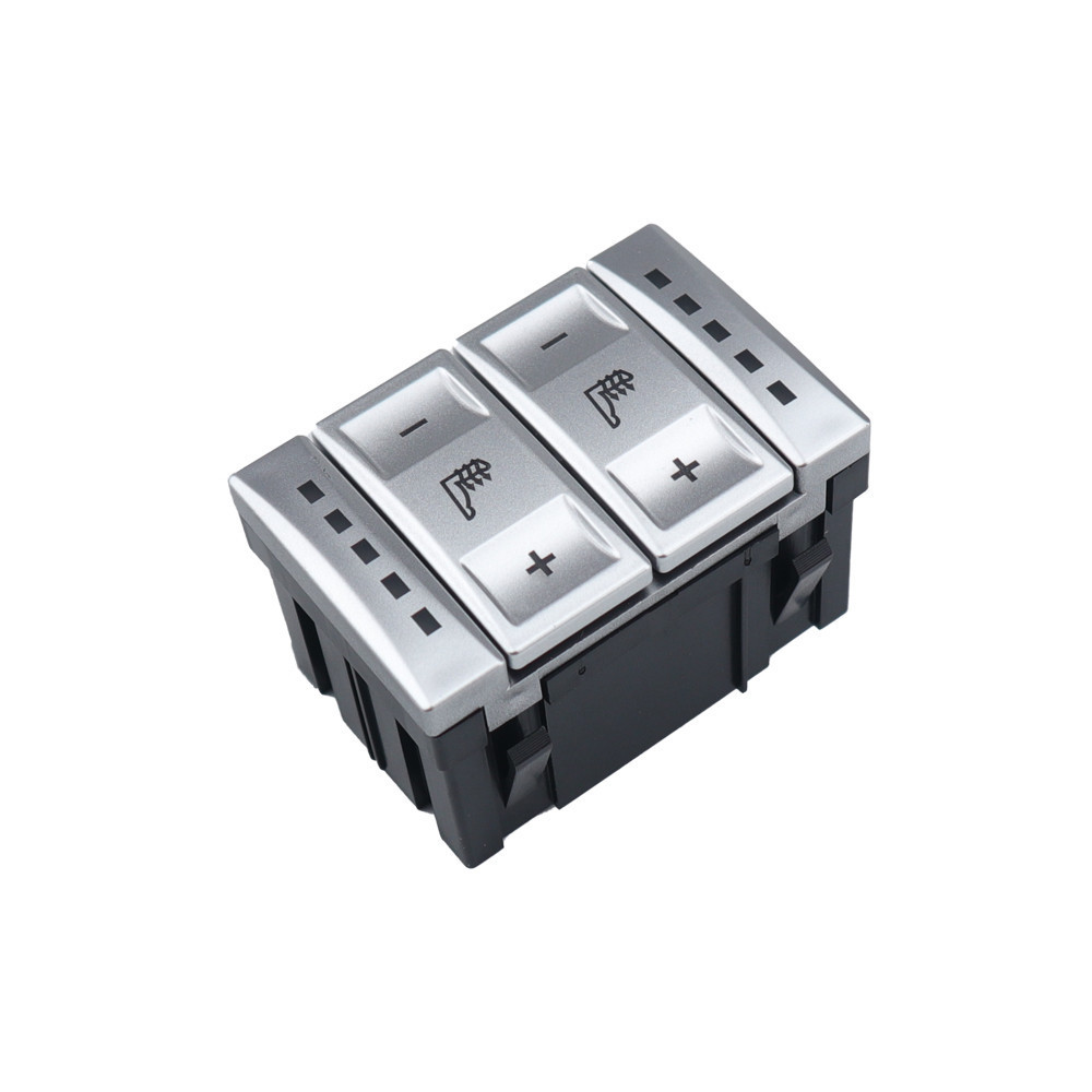 ใหม่เงินและสีดําที่นั่งความร้อนปุ่มควบคุมสวิทช์ BS7T19K314AB 6M2T19K314AC สําหรับ Ford Mondeo MK4 S-