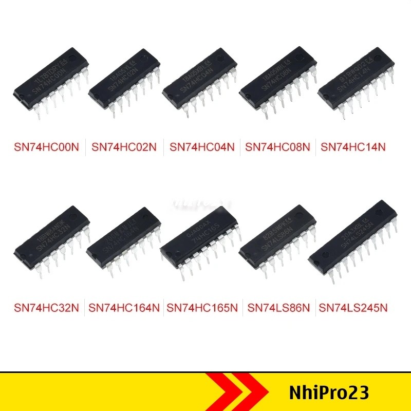 ส่งเร็วในวัน IC74HC 74HC00 74HC02 74HC04 74HC08 74HC10 74HC14 74HC32 74HC86 74HC125 74HC138 74HC138 