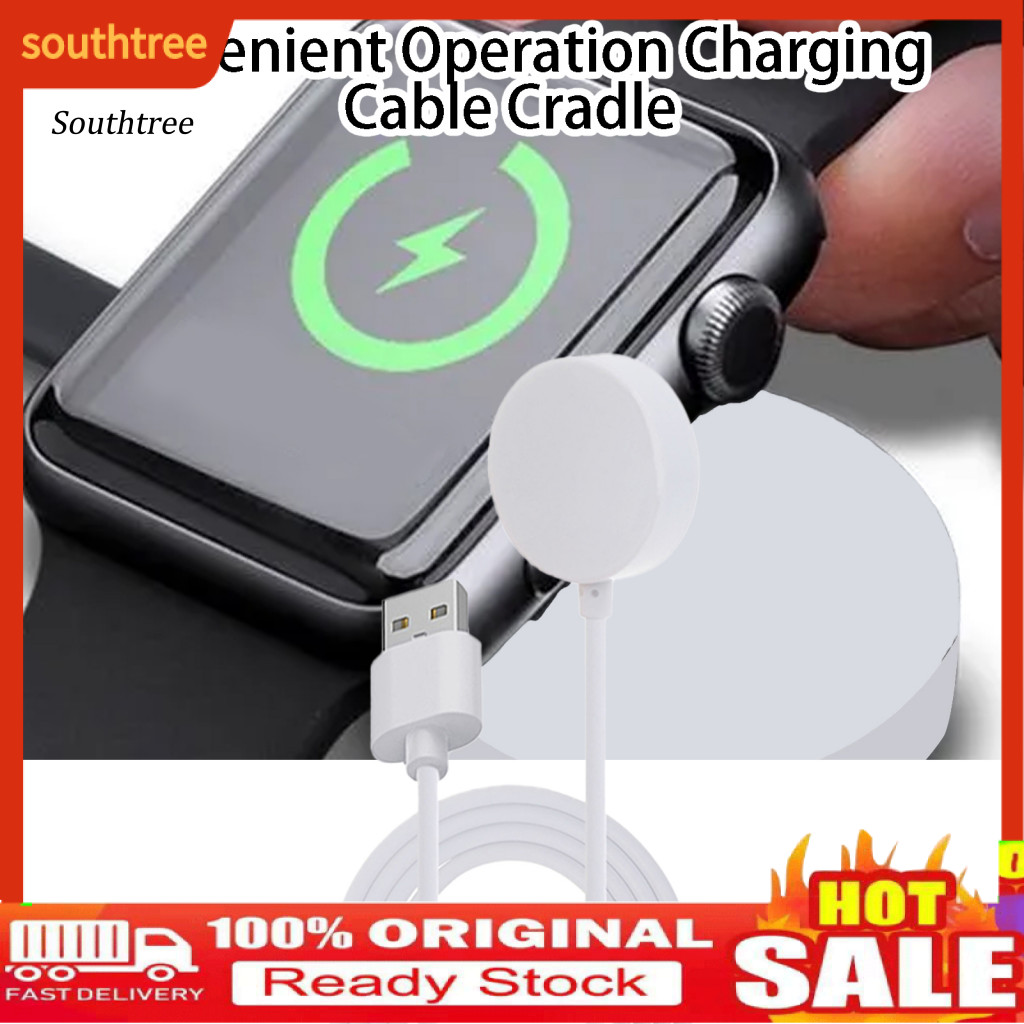 SOU_ เครื่องชาร์จนาฬิกาอัจฉริยะแม่เหล็กดูดการเหนี่ยวนําที่ไวต่อการไม่เจ็บแบตเตอรี่นาฬิกาแท่นชาร์จสํา