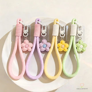สายคล้องข้อมือโทรศัพท์ลายดอกไม้หลากสีสัน ดีไซน์ทันสมัย ​​ใช้งานได้หลากหลาย -CY