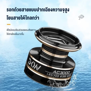 SYLPH รอกสปินนิ่งตกปลา รอกตกปลา รุ่น AC1000 - 7000 หลากหลายขนาด รอกสปินนิ่ง รุ่น เกียร์โลหะมีความทนทานต่อการสึกหรอและคว