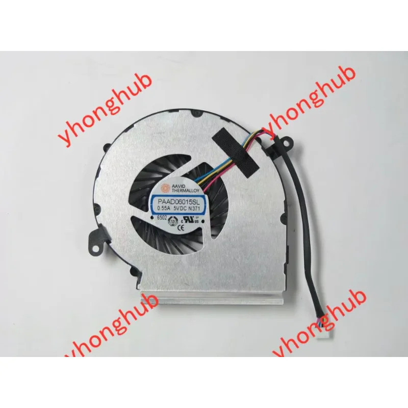 AAVID PAAD06015SL N371 GE72 พัดลมระบายความร้อนเซิร์ฟเวอร์ DC5V 0.55A 3 สาย