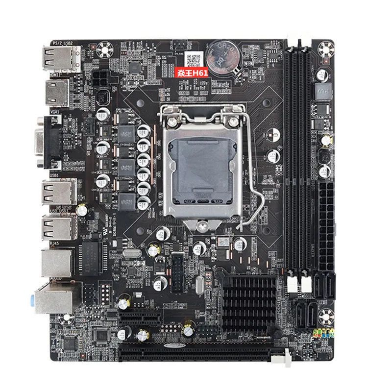Yanwang ยี่ห้อใหม่ H61 เมนบอร์ด 1155 พินคอมพิวเตอร์เดสก์ท็อปเมนบอร์ด