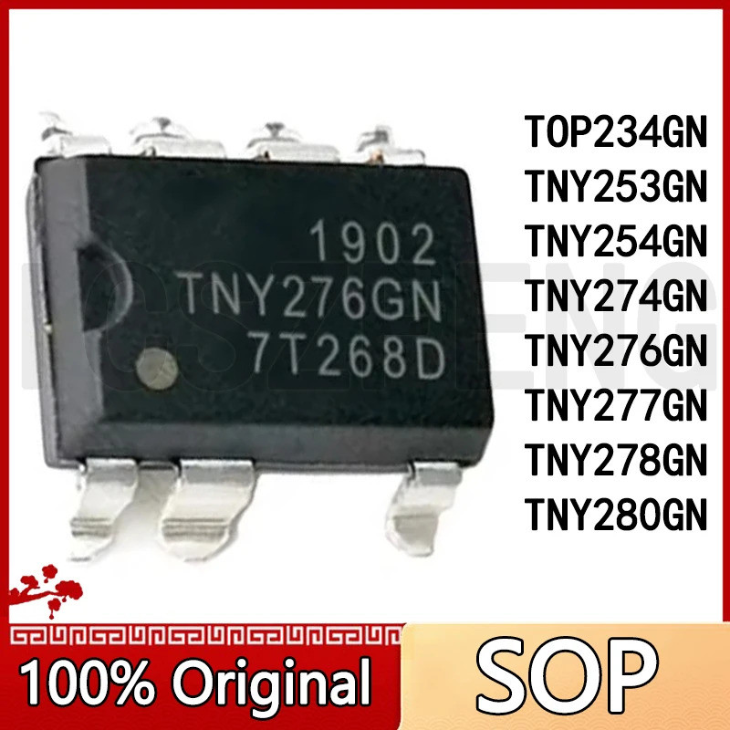 5PCS TOP234GN TNY253GN TNY254GN TNY274GN TNY276GN TNY277GN TNY278GN TNY280GN TOP234 TNY253 TNY278 TN