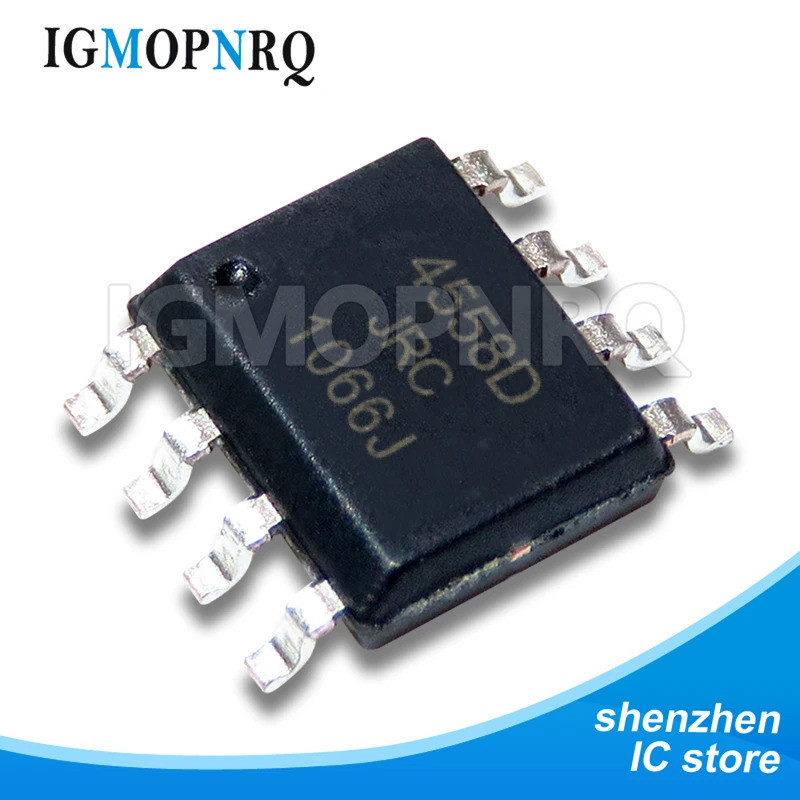 5PCS NJM4558D NJM4580E SOP NJM4558 NJM4580 4558D 4580E SOP8 ชิป ic