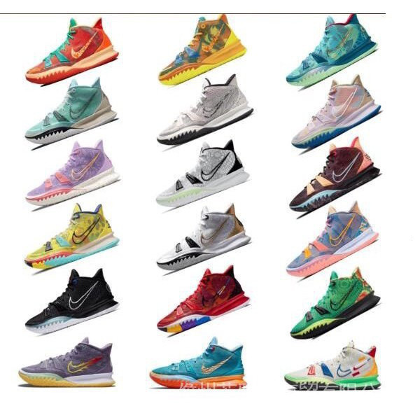 Kyrie 7 pre heat Irv 7th generation cq9327 รองเท้าผ้าใบลําลองบาสเก็ตบอล