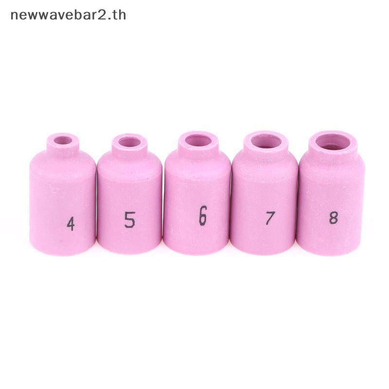 # waveba # 42mm 54N14 54N15 54N16 54N17 54N18 หัวฉีดเซรามิกอลูมิเนียมสําหรับ TIG WP17 18 26 ไฟฉายเชื
