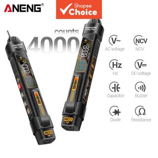 ANENG A3006A ปากกาวัดดิจิทัล, 4000-Count AC/DC Tester พร้อมก…