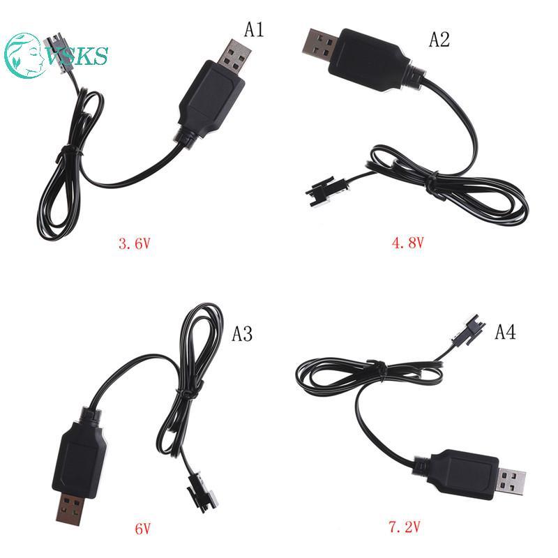 Chenlongshang DC 3.6V-7.2V RC แบตเตอรี่ Pa USB Charger Adapter สําหรับรีโมทคอนโทรลรถ EN