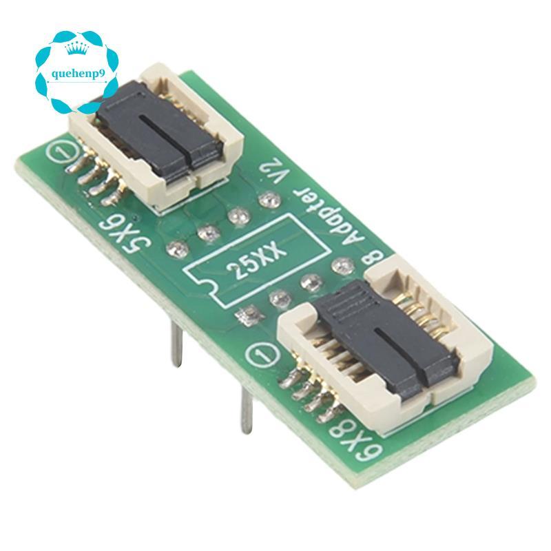 QFN8 /WSON8/MLF8/MLP8/DFN8 ถึง DIP8 ซ็อกเก็ตสองในหนึ่งเดียว/อะแดปเตอร์สําหรับทั้ง 6x5 มม.และ 8x6 มม.