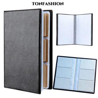 Tonfashion กระเป๋าสตางค์หนัง สําหรับใส่บัตร หนังสือ เก็บสะสม