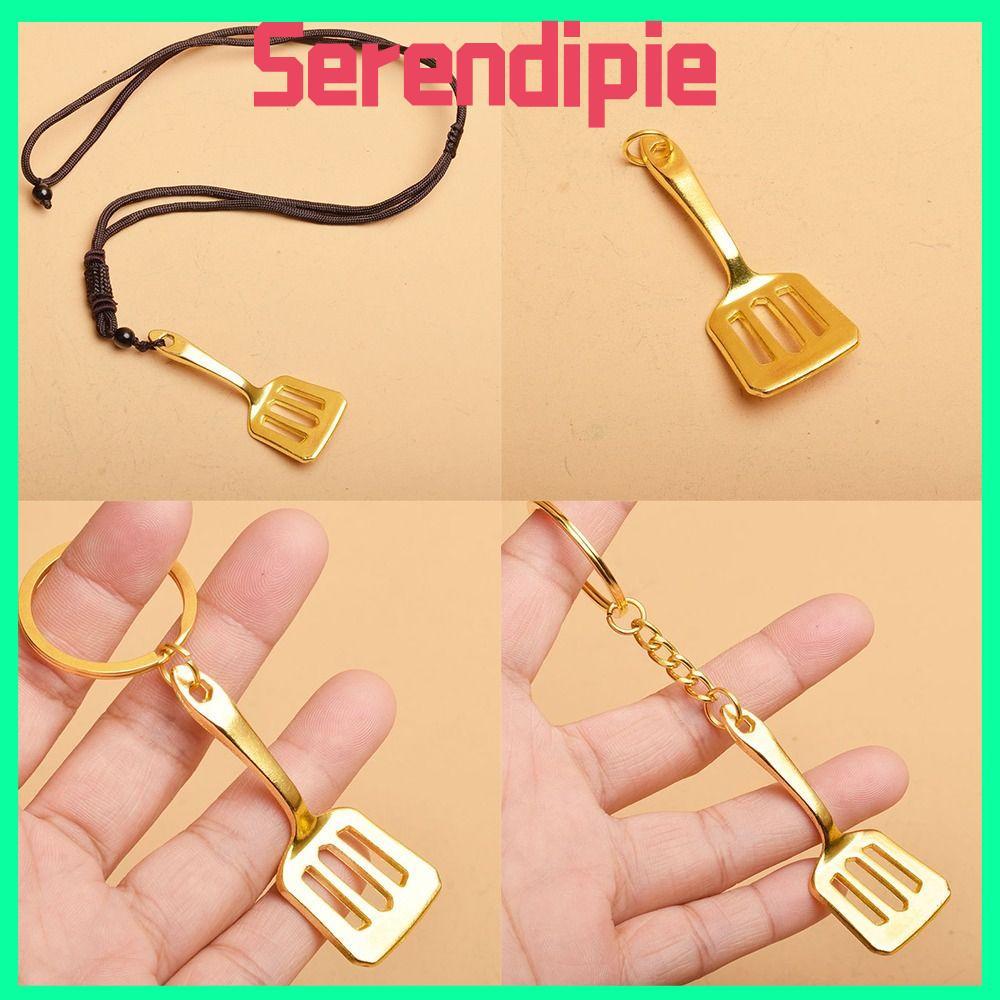 SERENDIPIE พวงกุญแจพลั่วทอง, เกมรูปประณีต Teamfight Tactics พวงกุญแจ, น่ารัก LOL TFT สร้อยคอรูปอุปกร