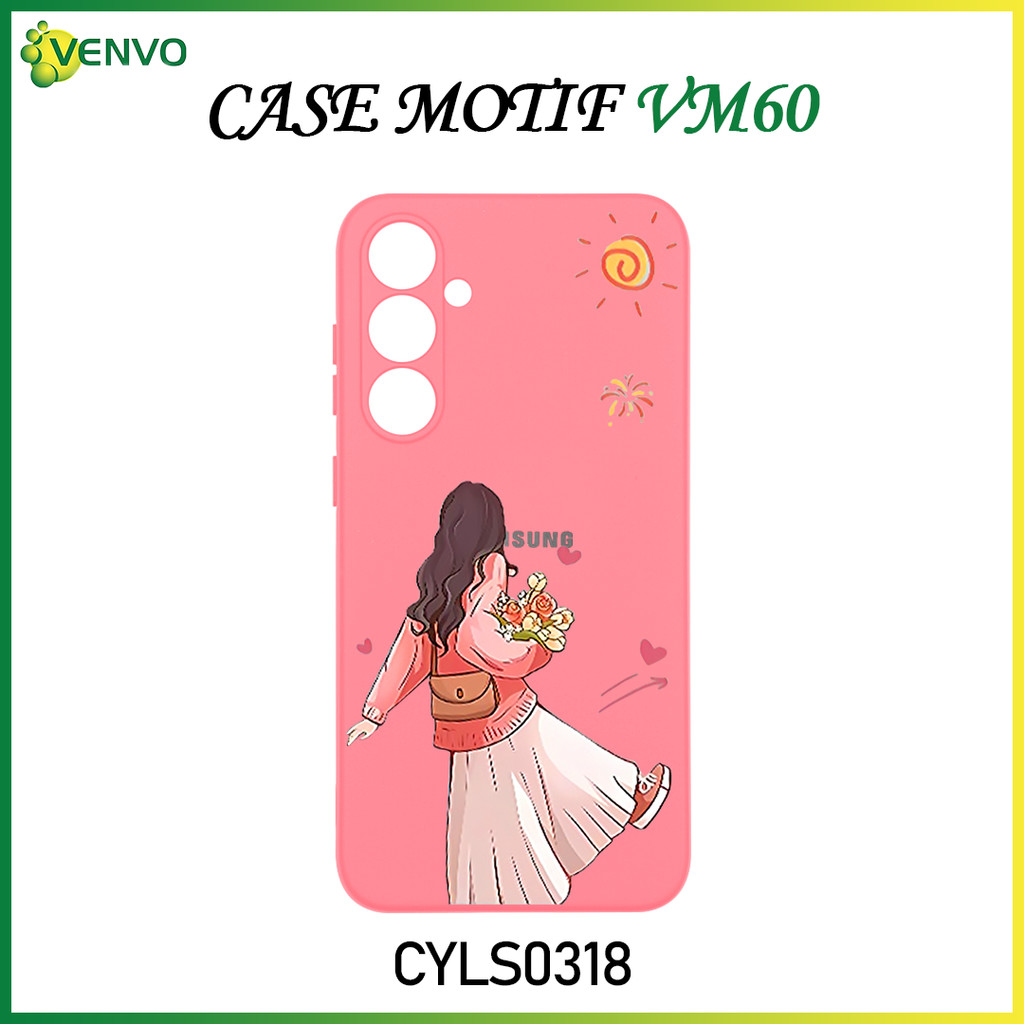 VENVO - VM60 Case Motif A Oppo A5S A5X 4G 5G A6 Pro A6X A12 A59 A60 A71 A74 4G A95 4G A76 A76 A96 A3