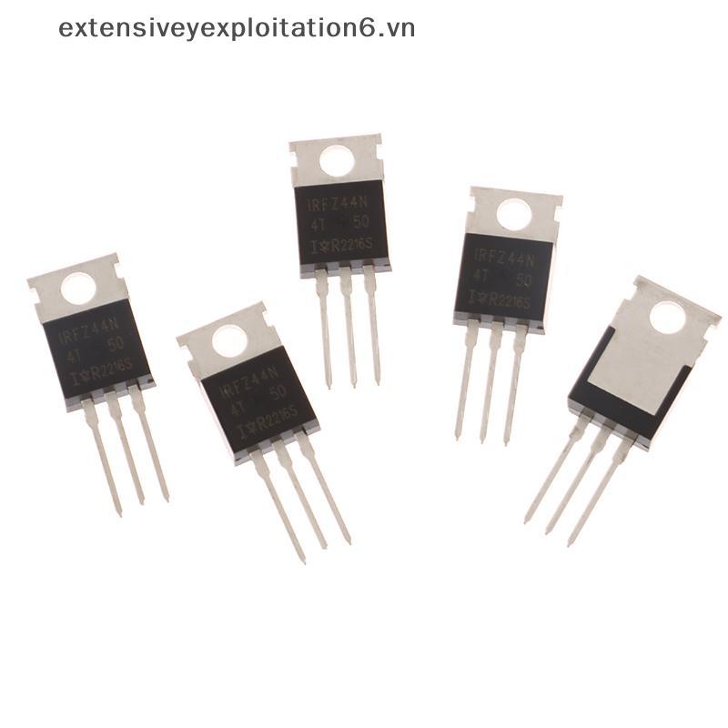 ขยาย 10 ชิ้น IRFZ44N TO220 IRFZ44NPBF TO-220 IRFZ44 ชุดทรานซิสเตอร์ Mosfet Oril 55V 49A MOS Tube .