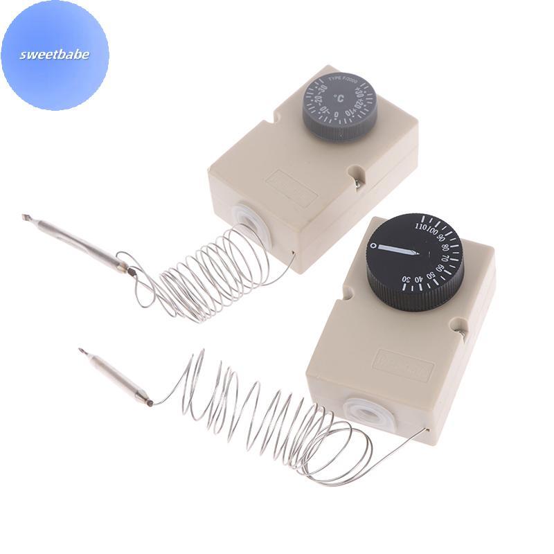 SEBABE สําหรับอุปกรณ์ไฟฟ้าลูกบิดอุณหภูมิสวิทช์ Capillary Thermostat 50-300C 0-60C 0-50C 0-40C 30-110
