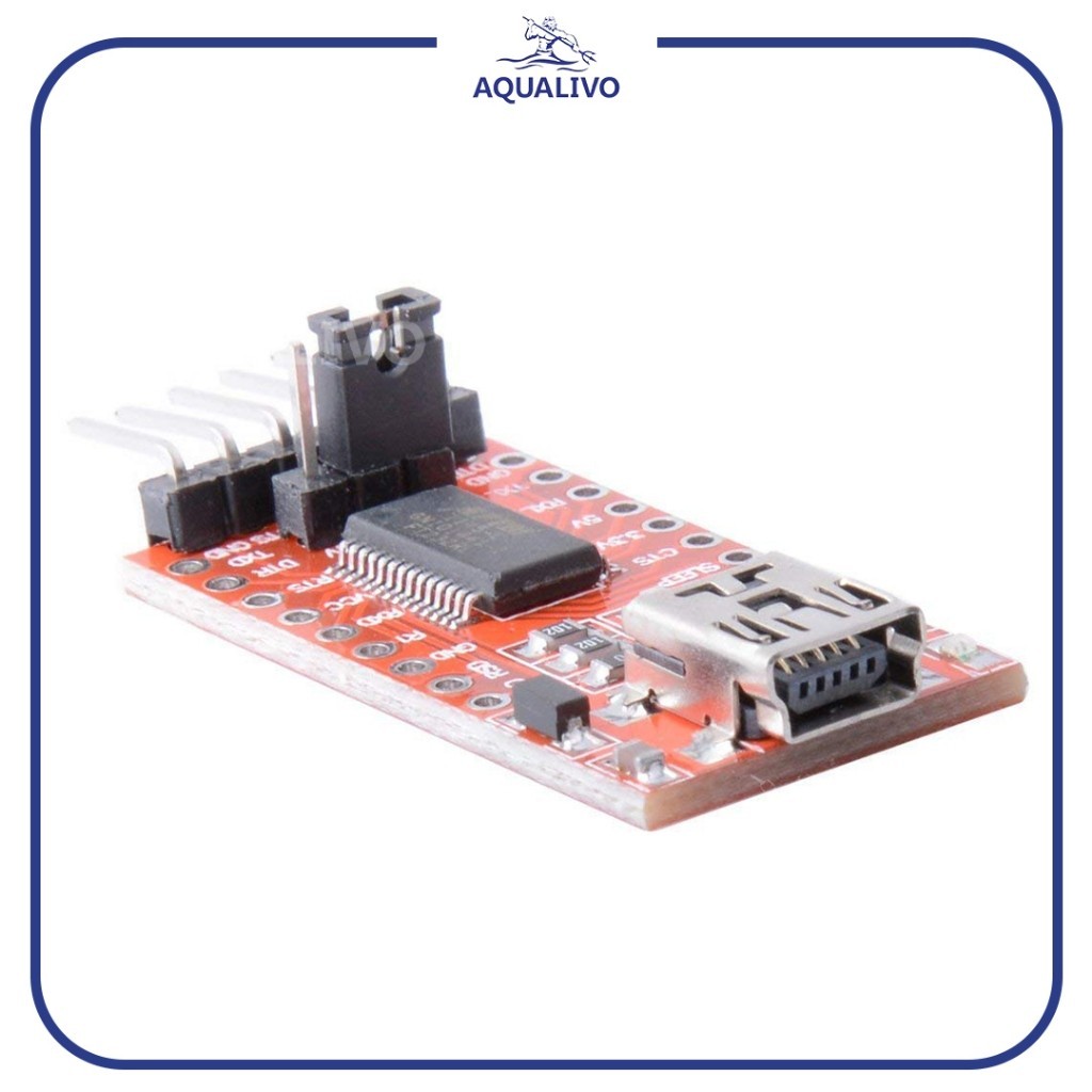 PYJAMANIA USB ถึง TTL FT232RL Serial Converter 3.3 V 5 V FT232 อะแดปเตอร์ FTDI FT-232RL