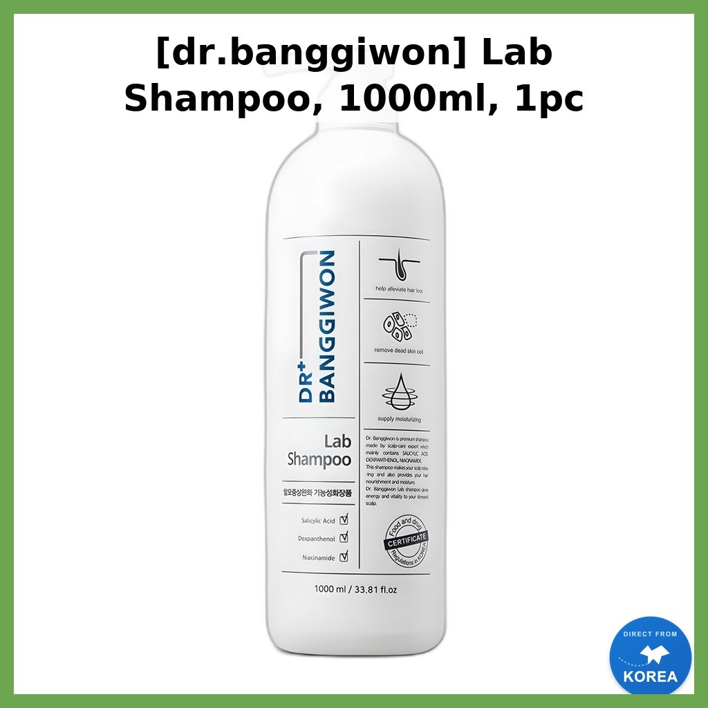 [dr.banggiwon] Lab Shampoo, 1000ml, 1pc / Korean Lab Shampoo / Scalp Cleansing / ของแท้ 100% โดย ON:K