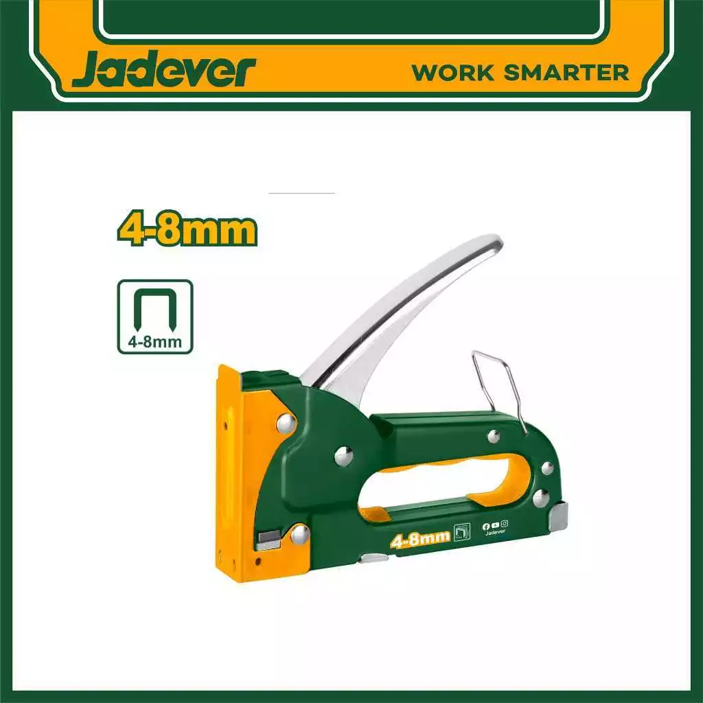 JADEVER แม็กยิงบอร์ด รุ่น JDGU1608 ปืนยิงบอร์ด ปืนยิงตะปู เครื่องยิงบอร์ด