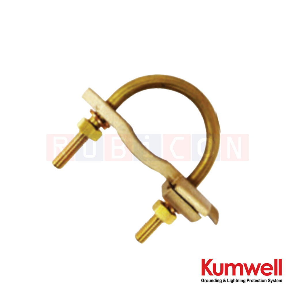 KUMWELL GXPCP1 - 50 - 95 แคล้มป์ล็อคท่อ (One Cable to Pipe Clamp) Pipe Dia. = 1¼"-2", Cable Size 25-