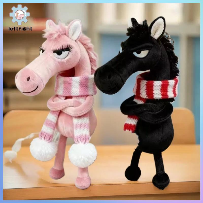 ซ้าย 2026New ตุ๊กตาตุ๊กตามาสคอตปีใหม่แห่งปีของม้าตุ๊กตา Pony ของเล่น Bapa แขวนอุปกรณ์เสริมการ์ตูนม้า