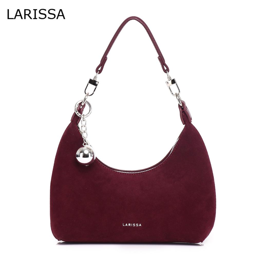 RORO-LARISSA SUEDE CRESCENT MOON UNDERARM HANDCRRY CROSSBODY กระเป๋าผู้หญิง BEG TANGAN WAITA (2971)