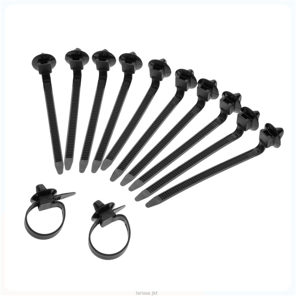 MXN Car Cable Ties Car Fix Fasteners Clip Zip Strap Nylon 50 PCS - Q26