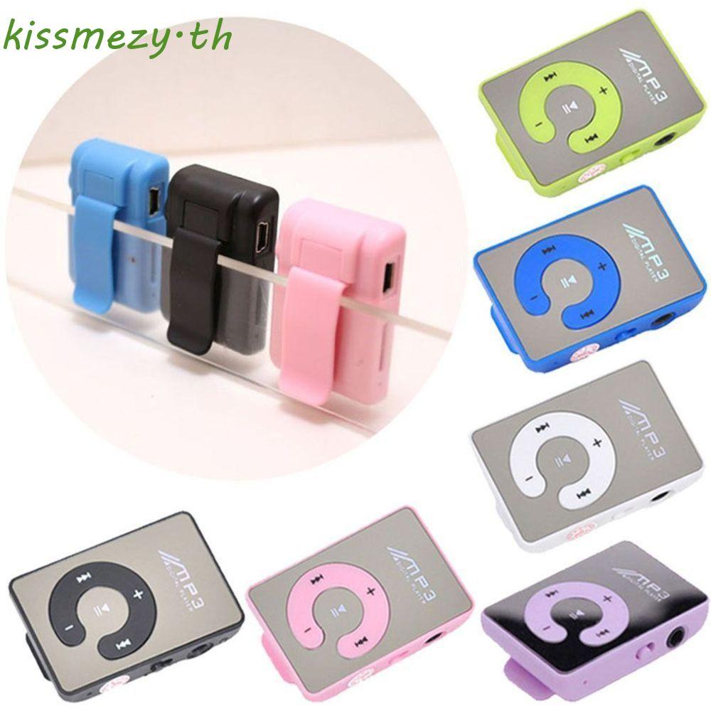 SEKMIS Mp3 เครื่องเล่นเพลง TF Card นักเรียนกีฬาลําโพง Mini Mirror Clip กีฬาวิ่งเครื่องเล่นเพลง