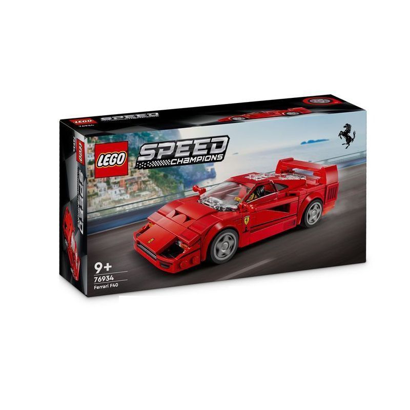 [LEGO] LEGO Building Blocks 76934 Ferrari F40 Supercar Supercar Supercar Supercar ประกอบของเล่น