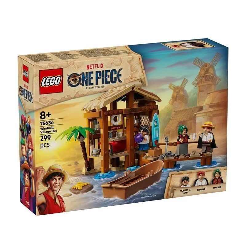 [LEGO] LEGO Building Blocks 75636 Windmill Village Hut One Piece Series One Piece ประกอบของเล่น