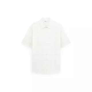 AIIZ (เอ ทู แซด) - AIIZ เสื้อเชิ้ตผู้ชายแขนสั้นลายตาราง AIIZ Men's Check Short Sleeve Shirt