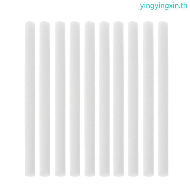 YIN 10 ชิ้น Humidifier Sticks กรองเติม Sticks Wicks เปลี่ยนสําหรับแบบพกพาส่วนบุคคล USB Powered Humid