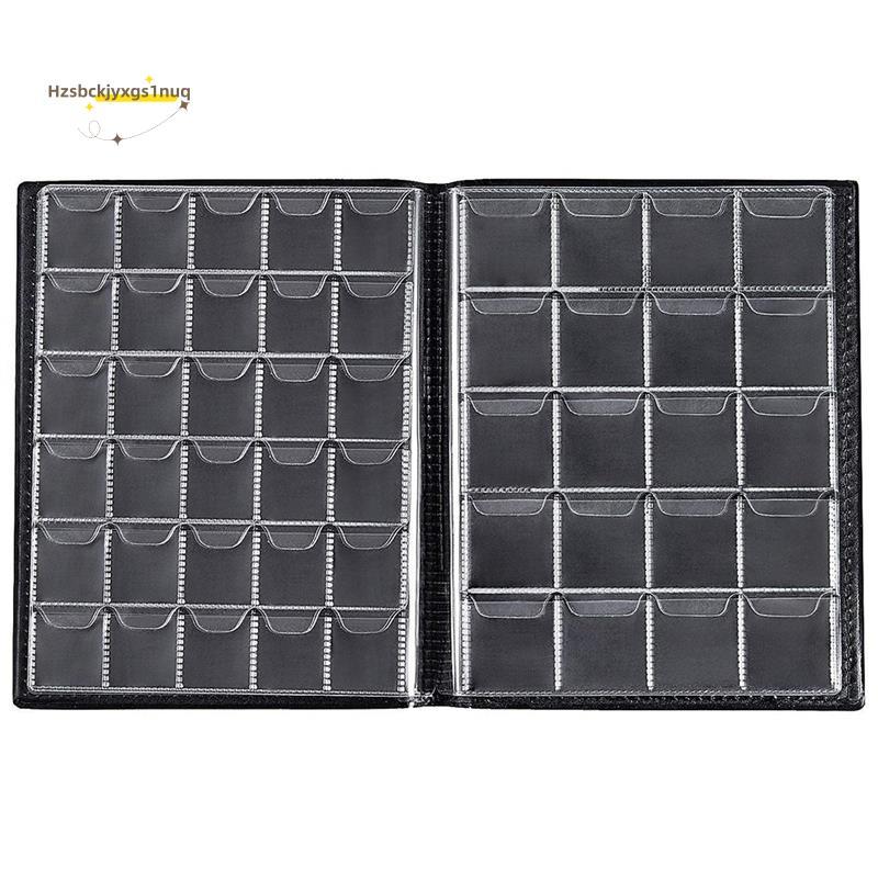 Hzsbckjyxgs1uq250 Pocket Coin Collection อัลบั้มเหรียญเก็บเหรียญสมุดเก็บสําหรับเหรียญที่ระลึก