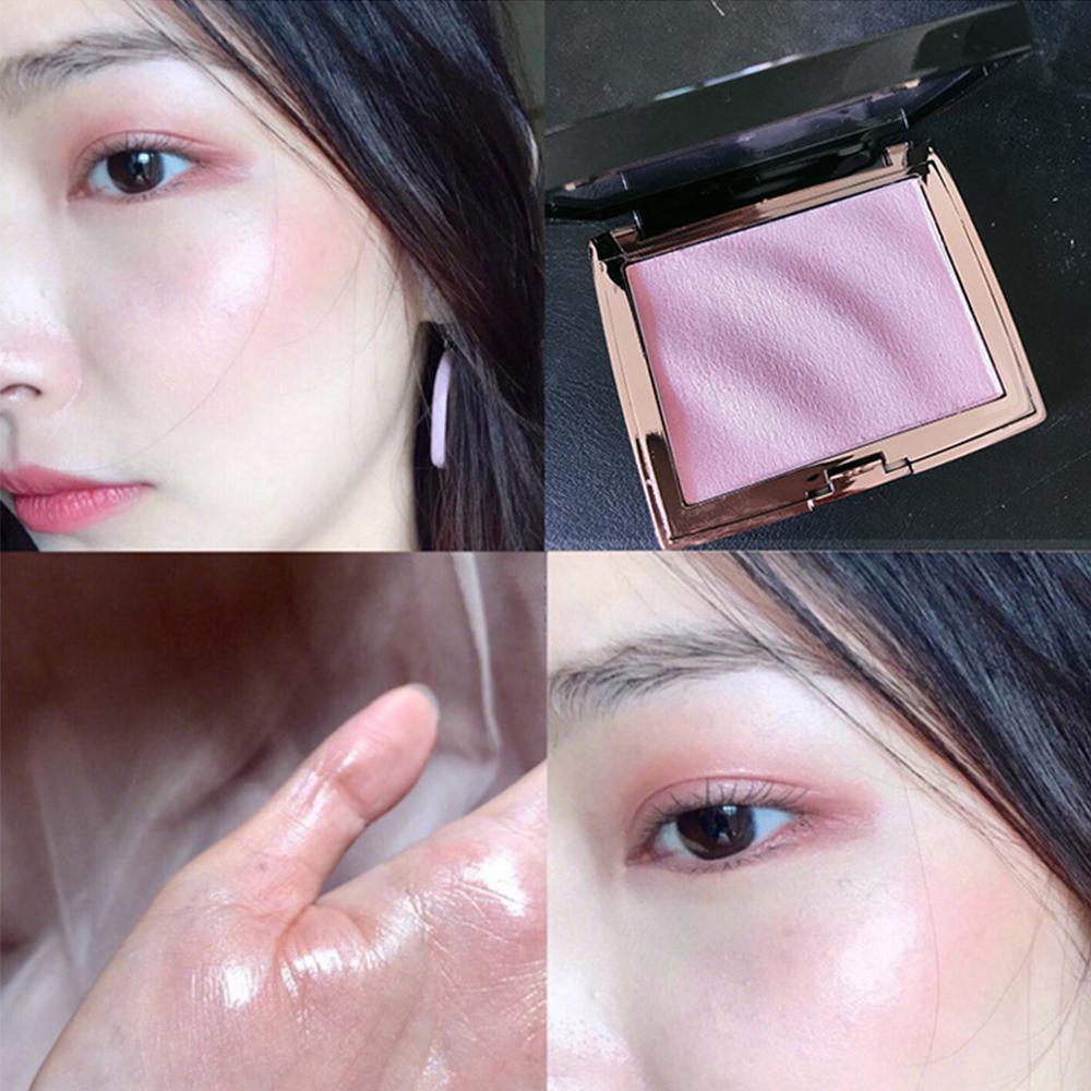 Hojo Highlighter Palette, Powder Makeup Palette, กันน้ํา, Glossy สร้างผิวสไตล์เกาหลีด้วยเนื้อมันเงา 
