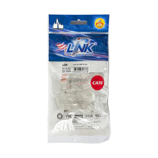 US-1002 / LINK หัวแลน สำหรับ CAT6 บรรจุ 10 หัว/แพ็ค
