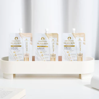 [แบบซอง] Chaonang เจ้านาง รองพื้นผิวเรียบเนียน / Glass Skin Foundation รองพื้นเจ้านางผิวกระจก [5 กรัม/ซอง] [เลือกสี]