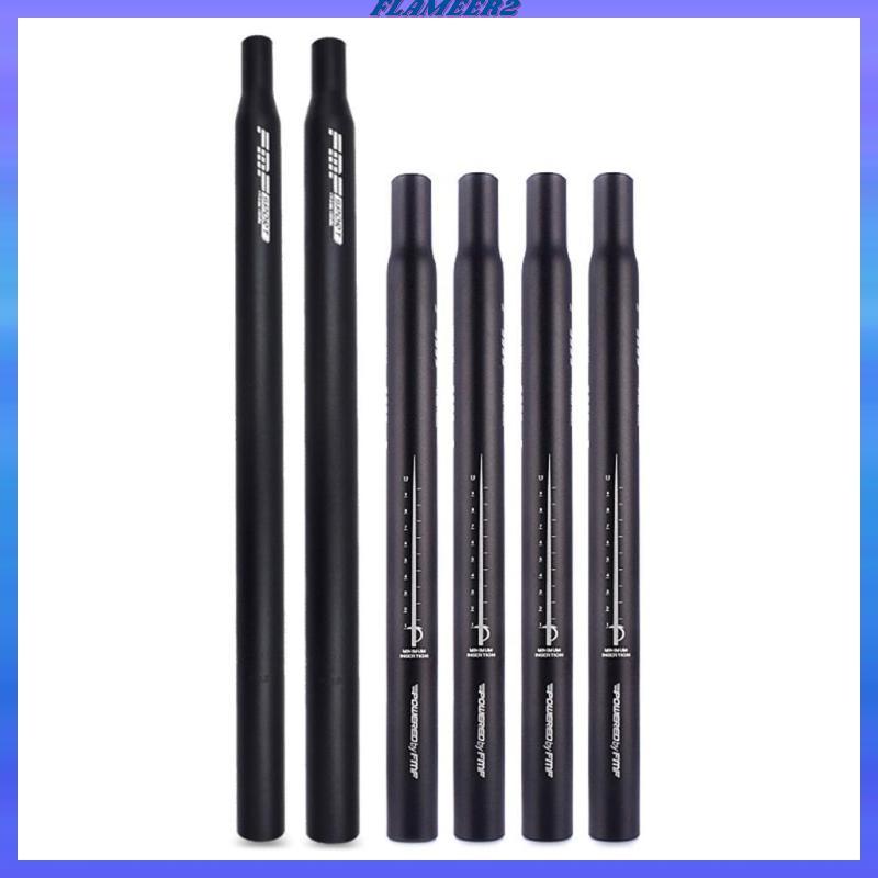 [Flameer2] Aluminium Alloy Bike Post Black for Fix Gear Bike & Safe Line Mark 31.8x530