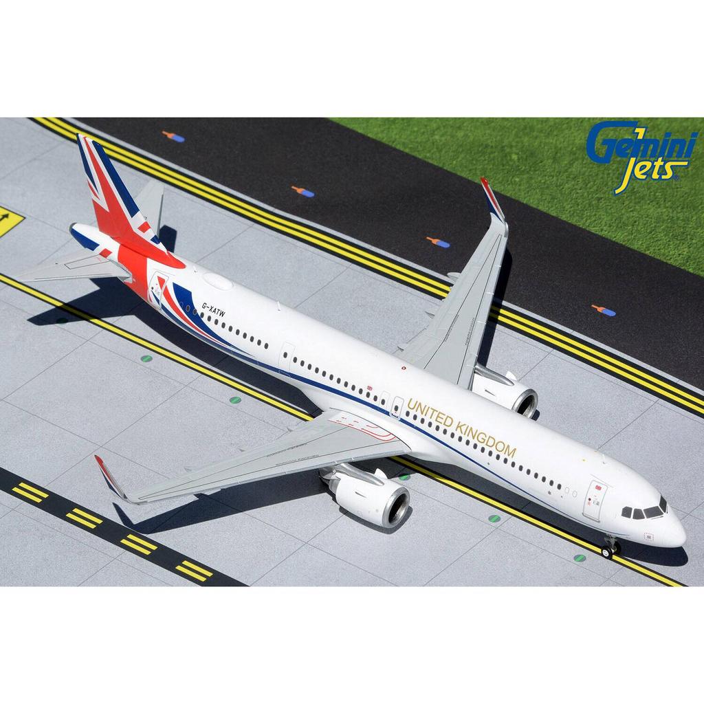 [คลังสินค้าพร้อม] GeminiJets G2RAF1012 British Air Force Airbus A321neo G-XATW เครื่องบินรุ่น 1/200