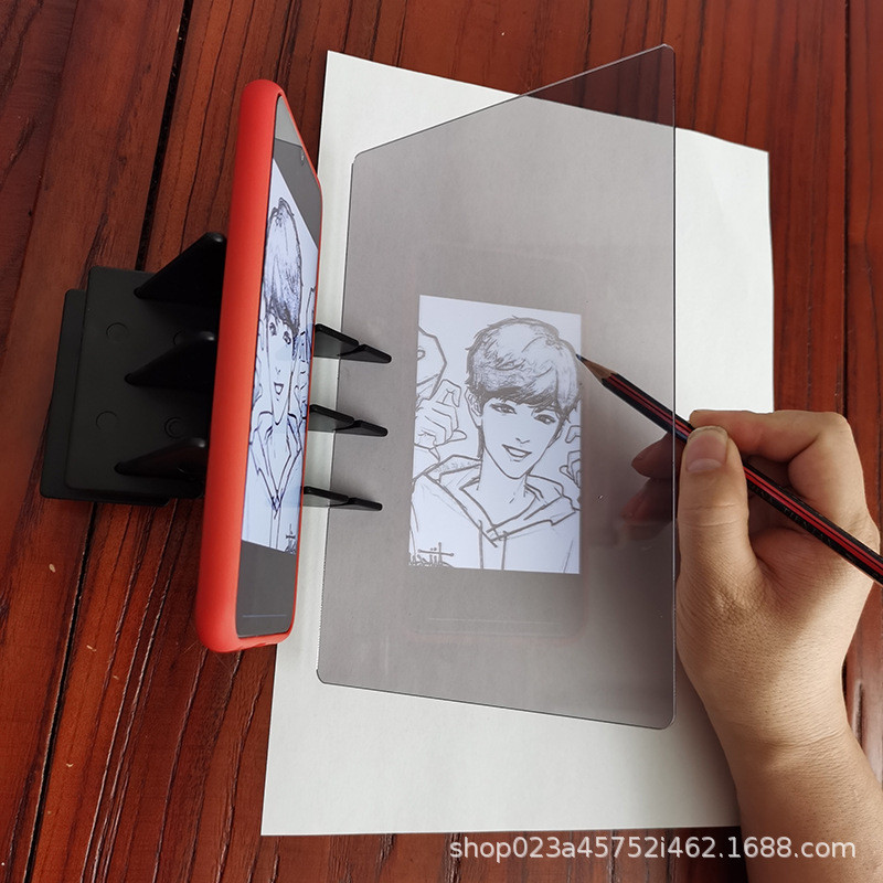 临摹绘画板素描绘画本画画神器光学手机平板通用投影拷贝台支架Copy drawing board sketch drawing book drawing artifact light玩物匣子Playbo