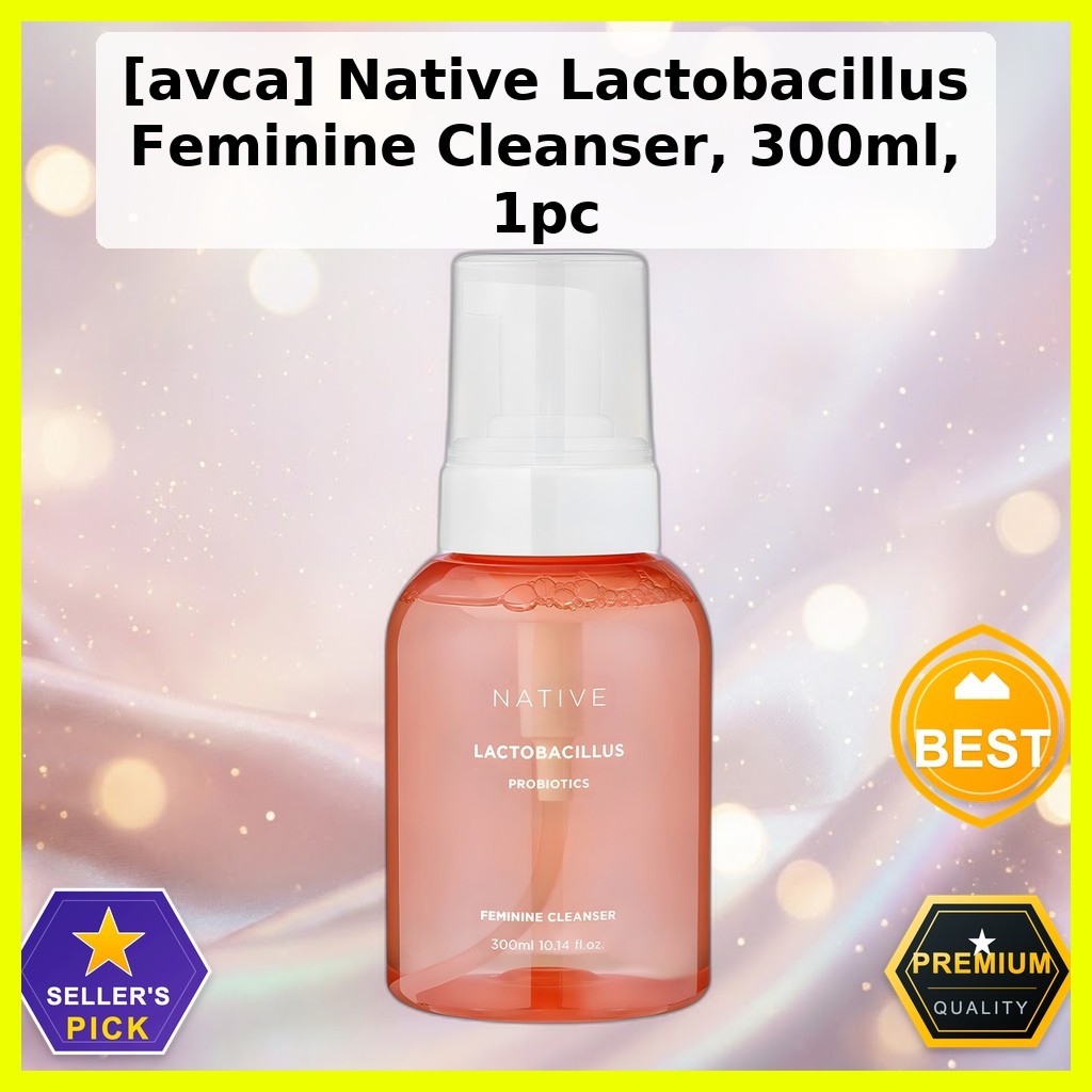 [avca] Native Lactoberry Feminine Cleanser, 300ml, 1pc / Korean Feminine Cleanser / Gentle Foaming W