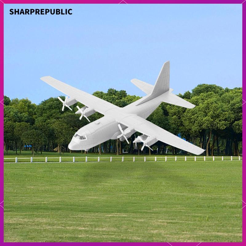 [Sharprepublic] 1/144 ขนส่งเครื่องบินรุ่น ,ประกอบเครื่องบินรุ่น ,US C130 สําหรับตกแต่งของขวัญ